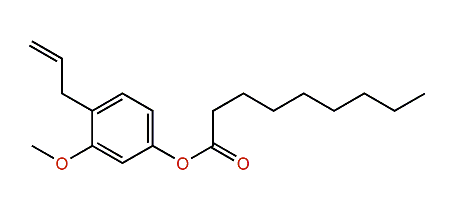 4-Allyl-3-methoxyphenyl nonanoate